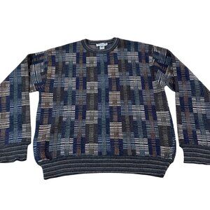 Vintage Tricots St. Raphael Merino Wool Sweater Men's Medium 80s 90s Crosby